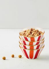 The Mia FEZ0015 FEZ 4 Lü Kase Seti 10 cm Kırmızı