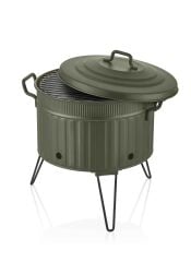 The Mia GLV0700 Mangal Barbekü 38x35x35 Yeşil