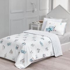 Sarev Childhood V1 Ranforce Nevresim Takımı Tek Kişilik