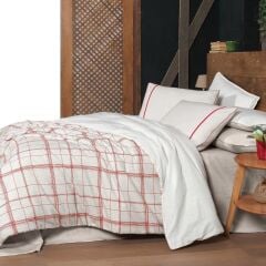 Sarev Bramo V1 Bej Flanel Nevresim Takımı Çift Kişilik