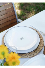 The Mia SMR0001 Summertime Servis Tabağı 6 Lı Set - 26 cm