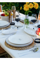 The Mia SMR0001 Summertime Servis Tabağı 6 Lı Set - 26 cm