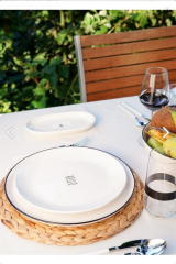 The Mia SMR0001 Summertime Servis Tabağı 6 Lı Set - 26 cm