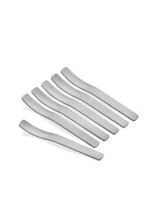 The Mia CKB0099 Çay Kaşığı 6 Parça - 11 Cm Mat Gümüş