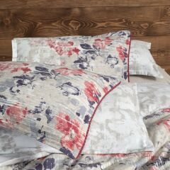 Sarev Margaret V1 Pembe Flanel Nevresim Takımı Çift Kişilik