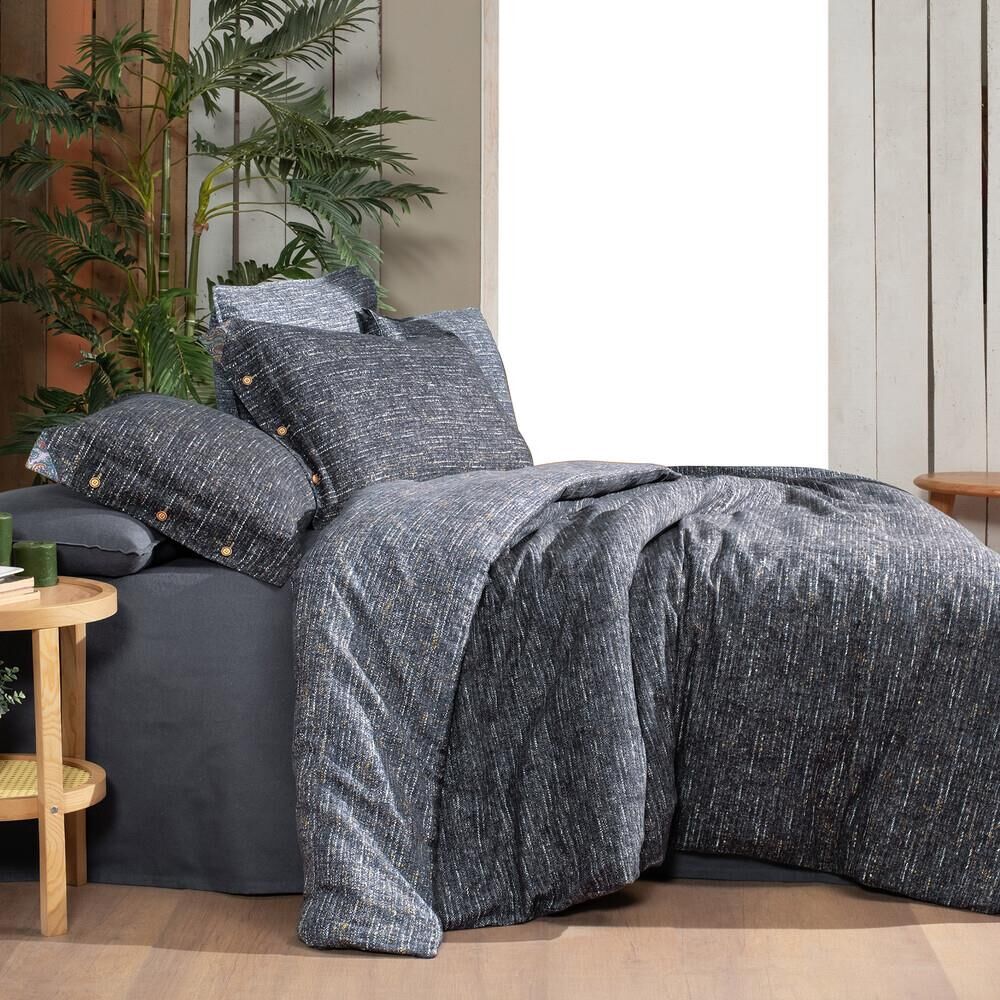 Sarev Glamis V1 Gri Flanel Nevresim Takımı Tek Kişilik