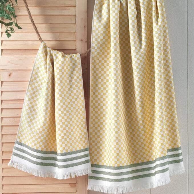 Sarev Eddie V1 Sarı Havlu 50x90