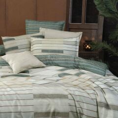 Sarev Minka V1 Fancy Poplin Nevresim Takımı Tek Kişilik