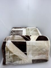 Pololife Zara Kareli Battaniye Kahve Tek Kişilik 160x220