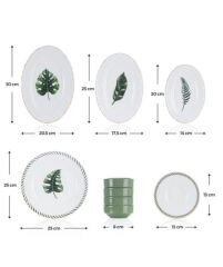 Acar 0005 Vera 27 Parça Kahvaltı Takımı 6 Kişilik