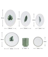 Acar 0005 Vera 27 Parça Kahvaltı Takımı 6 Kişilik