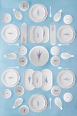 Acar 395 Lavande 45 Parça Yuvarlak Kahvaltı Takımı