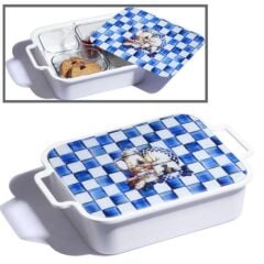 Kosova KHV-110 Melamin 4 Lü Cam Kahvaltılık Demlik