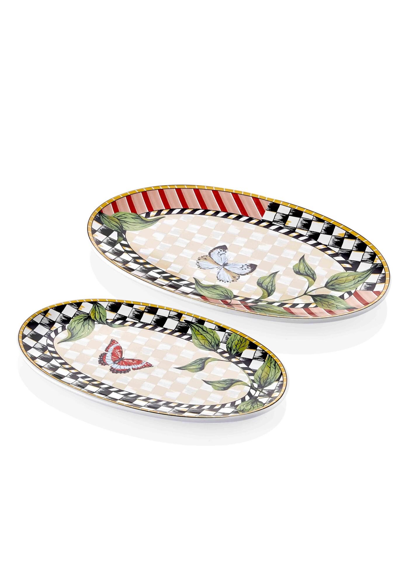 The Mia JRD022 Jardin Oval Servis 2li Set - 26cm & 29cm