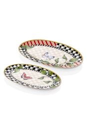 The Mia JRD022 Jardin Oval Servis 2li Set - 26cm & 29cm