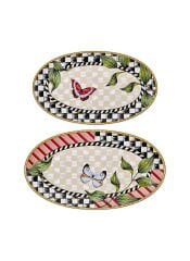 The Mia JRD022 Jardin Oval Servis 2li Set - 26cm & 29cm