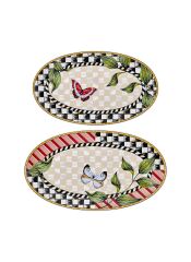 The Mia JRD022 Jardin Oval Servis 2li Set - 26cm & 29cm