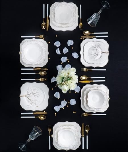 Acar 364 Norwood Porselen 24 Prç Yemek Takımı