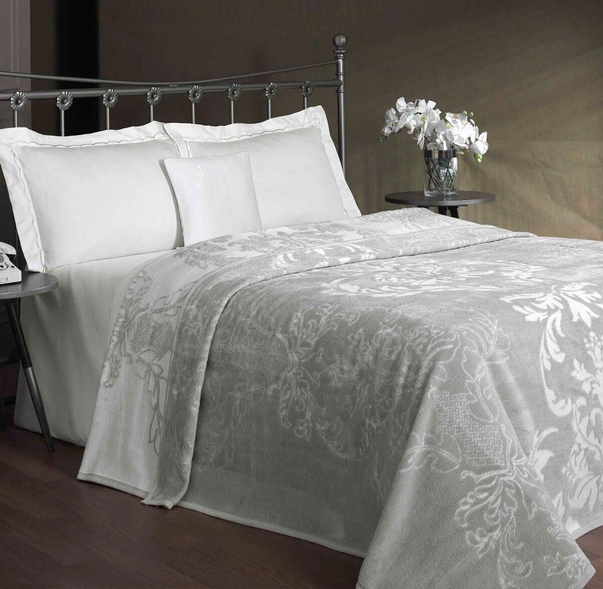 Sarev Wallpaper Kabartmalı Battaniye Çift Kişilik