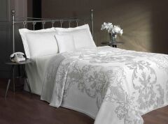 Sarev Wallpaper Kabartmalı Battaniye Çift Kişilik