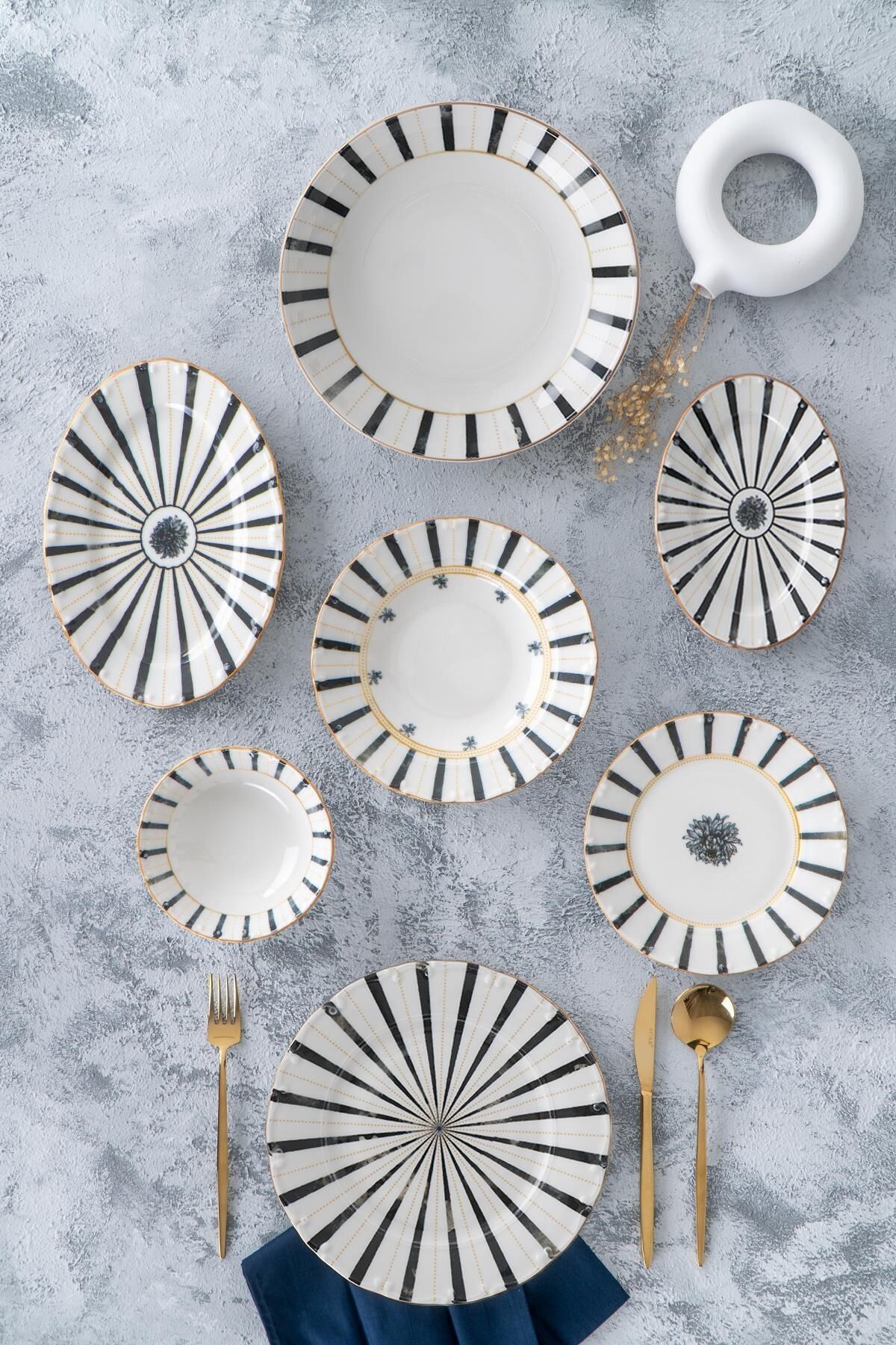 Acar 5546 Mathilda Porselen 29 Prç Yemek Takımı