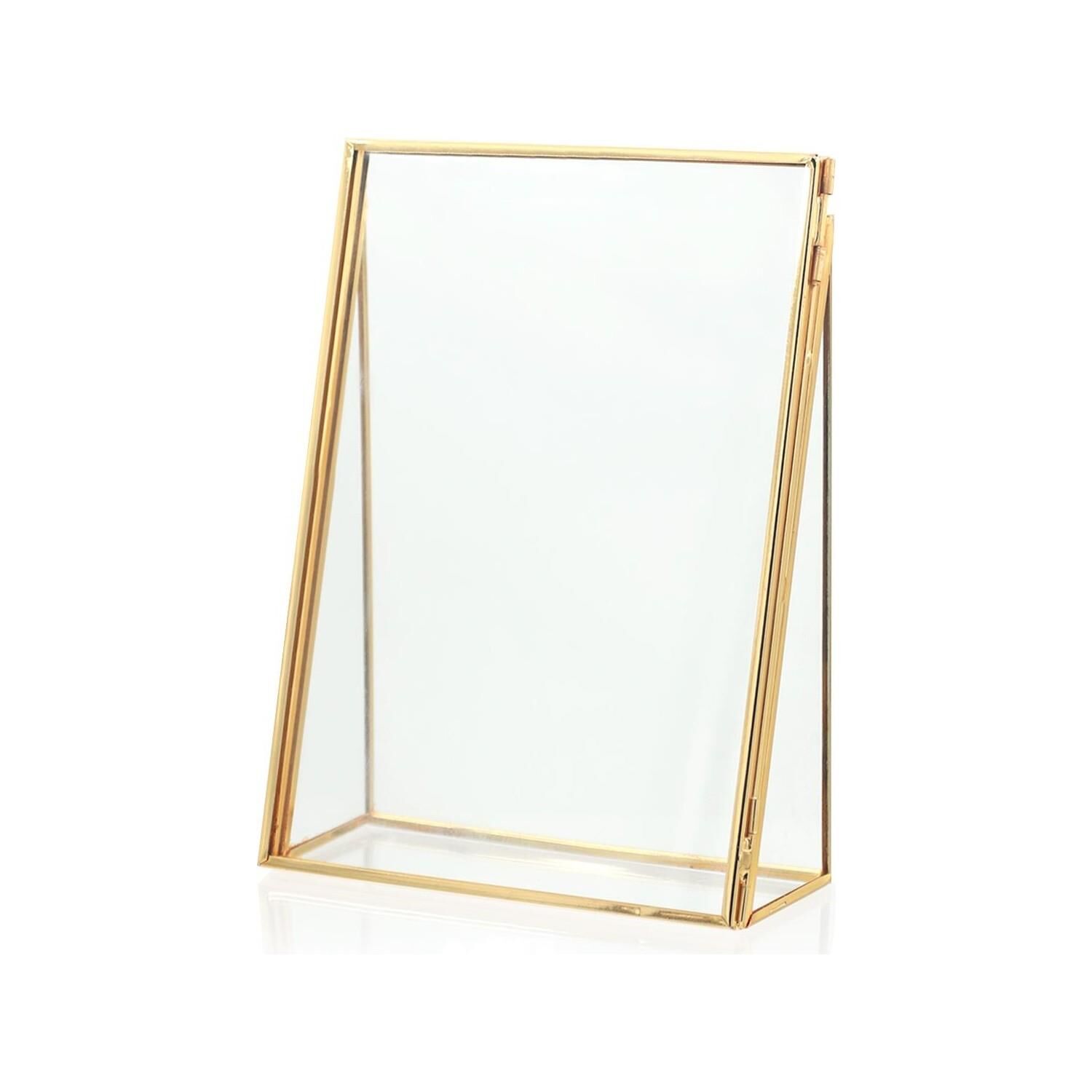 The Mia BRS0159 Brass Çerçeve 7x15x23 Cm