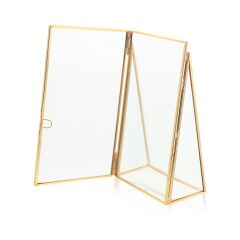 The Mia BRS0159 Brass Çerçeve 7x15x23 Cm