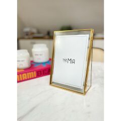 The Mia BRS0159 Brass Çerçeve 7x15x23 Cm