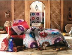 Sarev Arabesque V1 Pamuk Saten Uyku Seti Çift Kişilik