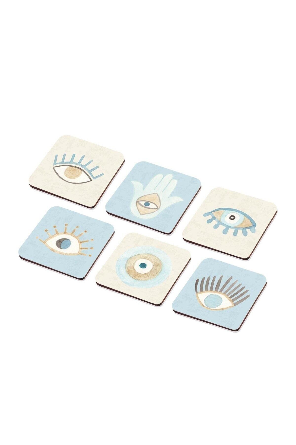 The Mia BRK0086 Bardak Altlığı 6 Lı Set