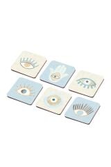 The Mia BRK0086 Bardak Altlığı 6 Lı Set