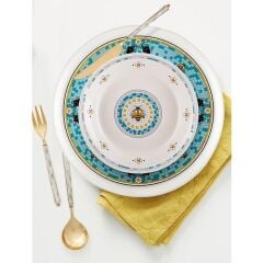 The Mia PAT0018 Patio Yemek Tabağı 6 Lı Set - 20 cm