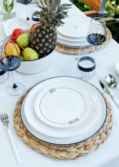 The Mia DLY001 Daily Tunes Pasta Tabağı 6 Lı Set - 19 cm