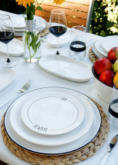 The Mia DLY001 Daily Tunes Pasta Tabağı 6 Lı Set - 19 cm