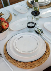 The Mia DLY001 Daily Tunes Pasta Tabağı 6 Lı Set - 19 cm