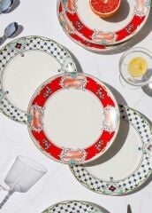 The Mia DNR0058 Amore Servis Tabağı 6 Lı Set - 27 Cm