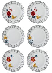 The Mia DNR0054 Fiore Servis Tabağı 6 Lı Set - 27 Cm