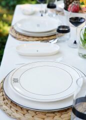 The Mia DLY003 Daily Tunes Servis Tabağı 6 Lı Set - 26 cm