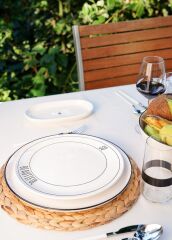 The Mia DLY003 Daily Tunes Servis Tabağı 6 Lı Set - 26 cm