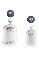 Acar 174 Master Magic Porselen 7 Li Standlı Baharat Takımı Beyaz