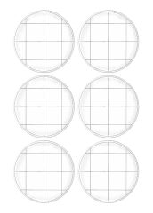 The Mia DLY004 Daily Tunes Servis Tabağı 6 Lı Set - 26 cm