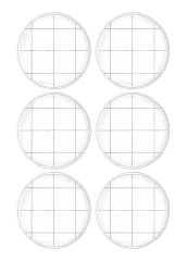 The Mia DLY004 Daily Tunes Servis Tabağı 6 Lı Set - 26 cm