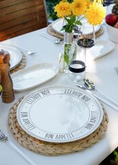 The Mia DLY006 Daily Tunes Servis Tabağı 30 Cm