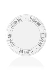 The Mia DLY006 Daily Tunes Servis Tabağı 30 Cm