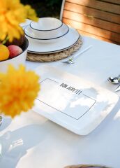 The Mia DLY007 Daily Tunes Dikdörtgen Servis 34x25