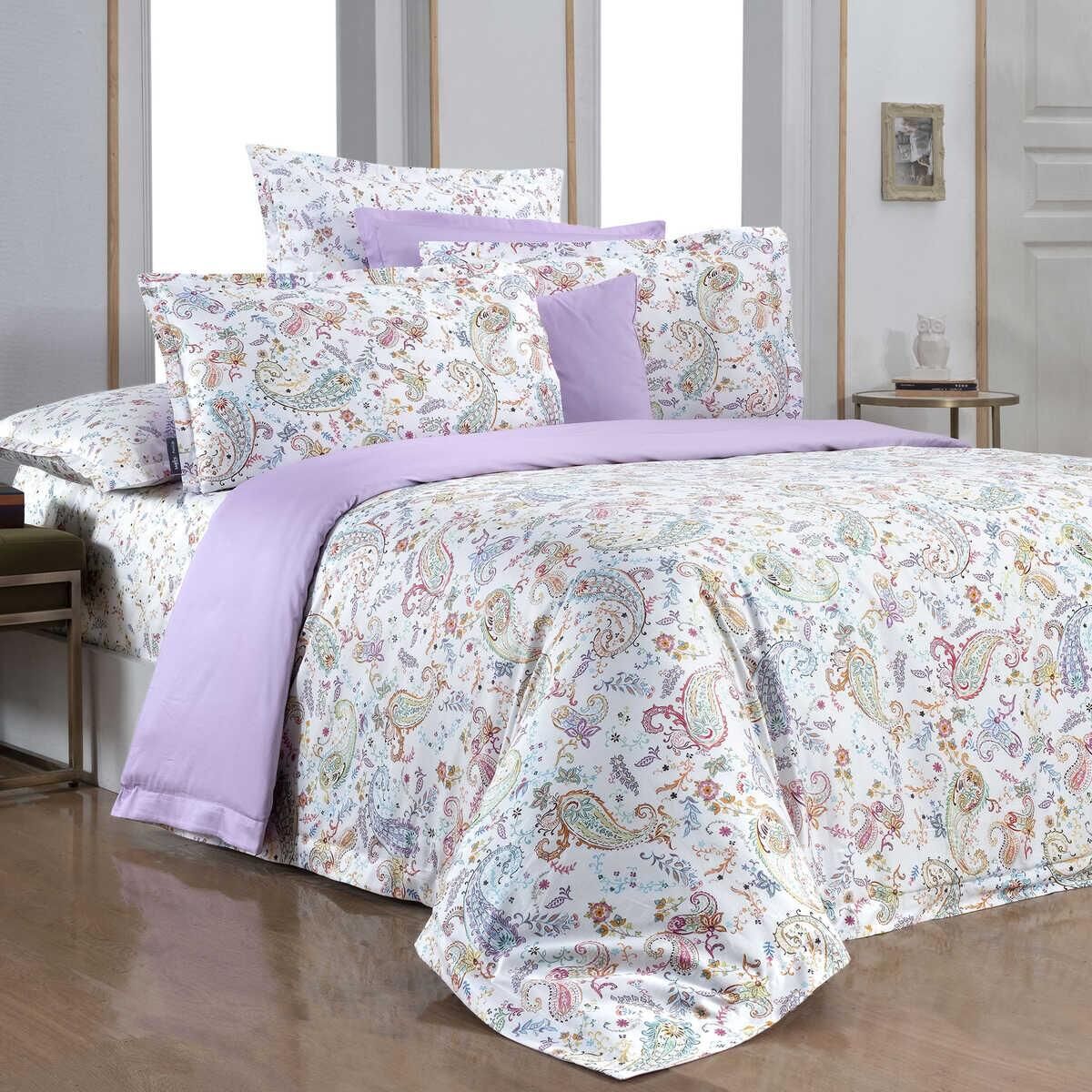 Sarev Pıedra V1 Pamuk Saten Nevresim Takımı Çift Kişilik