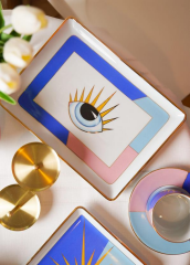 The Mia EYE001 Eye Dekoratif Tabak 27x20 Cm