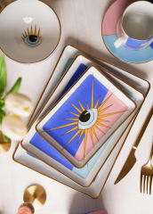 The Mia EYE001 Eye Dekoratif Tabak 27x20 Cm