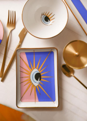 The Mia EYE003 Eye Dekoratif Tabak 18x13 Cm