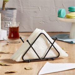 Kosova Siyah-482 Peçetelik Siyah 15 x 6,5 x 11 Cm